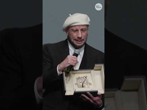 John Travolta en el Festival de Cannes: "La Palma de Oro de Honor es mejor que ganar el Oscar"