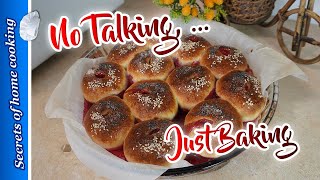 Making Cherry 🍒 Hand Pies _ No Talking, Just Baking
