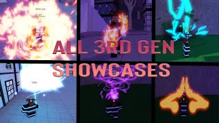 Every 3rd Gen Ability Showcase  Fire Force Online