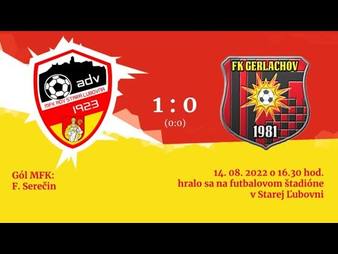 Zostrih MFK ADV Stará Ľubovňa vs FK Gerlachov (1:0) 2022/2023