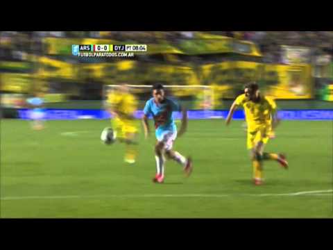 Gol de Esmerado. Arsenal 1 - Defensa 0. Fecha 29. Primera División 2015. FPT.