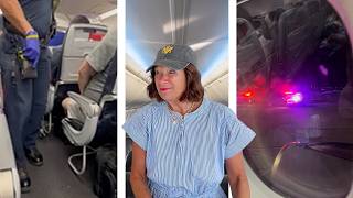 MY MOM'S FLIGHT HOME DID NOT GO AS PLANNED! EMERGENCY LANDING FOR A MEDICAL EMERGENCY