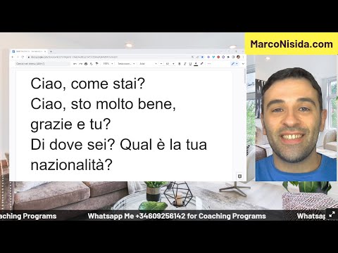 Learn Italian with Marco - Live Italian Classes - How To Speak Italian in Conversations