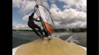 preview picture of video 'GoPro Windsurfing Wandlitz 2, Mai 2012'