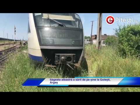 Săgeata albastră a sărit de pe sine la Golești, Arges