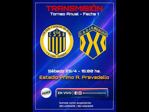 🔴Social San Antonio vs Deportivo La Merced - Torneo Anual 2026 - Fecha 1