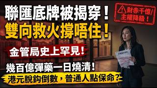 ⚠️全城踩雷！港紙隨時步阿根廷後塵💸？外匯儲備係假象，揭開聯匯制度真正致命傷🔥！#香港金管局 #美國聯儲局 #聯繫