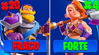 Ranqueando TODAS as 39 EVOLUÇÕES da PIOR para MELHOR - Deck Guide by Allan Franzotti