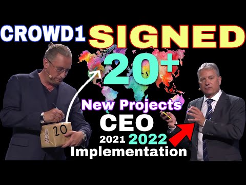 20 NEW CROWD1 CEO PROJECT IMPLEMENTATION UPDATES SEPTEMBER 18, 2021 TO 2022