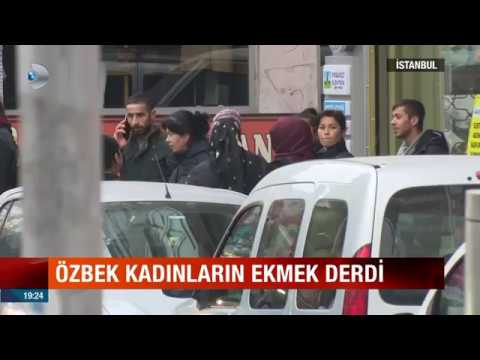 Özbek Kadınların İş Kuyruğu . İstanbul Güngören Soğanlı Caddesi