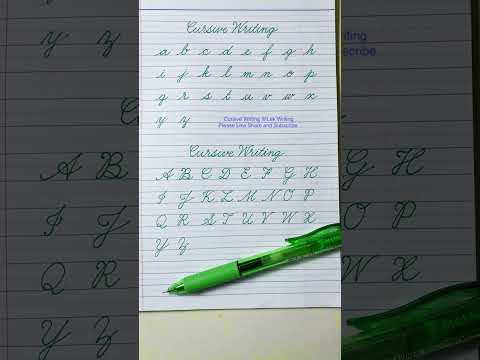 Cursive writing a to z | Cursive abcd | Cursive writing abcd | Cursive letters | Cursive handwriting