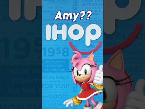 The hedgehog CANCELLED by IHOP? #sonicthehedgehog #amyrose #waffles #icecream #strawberry