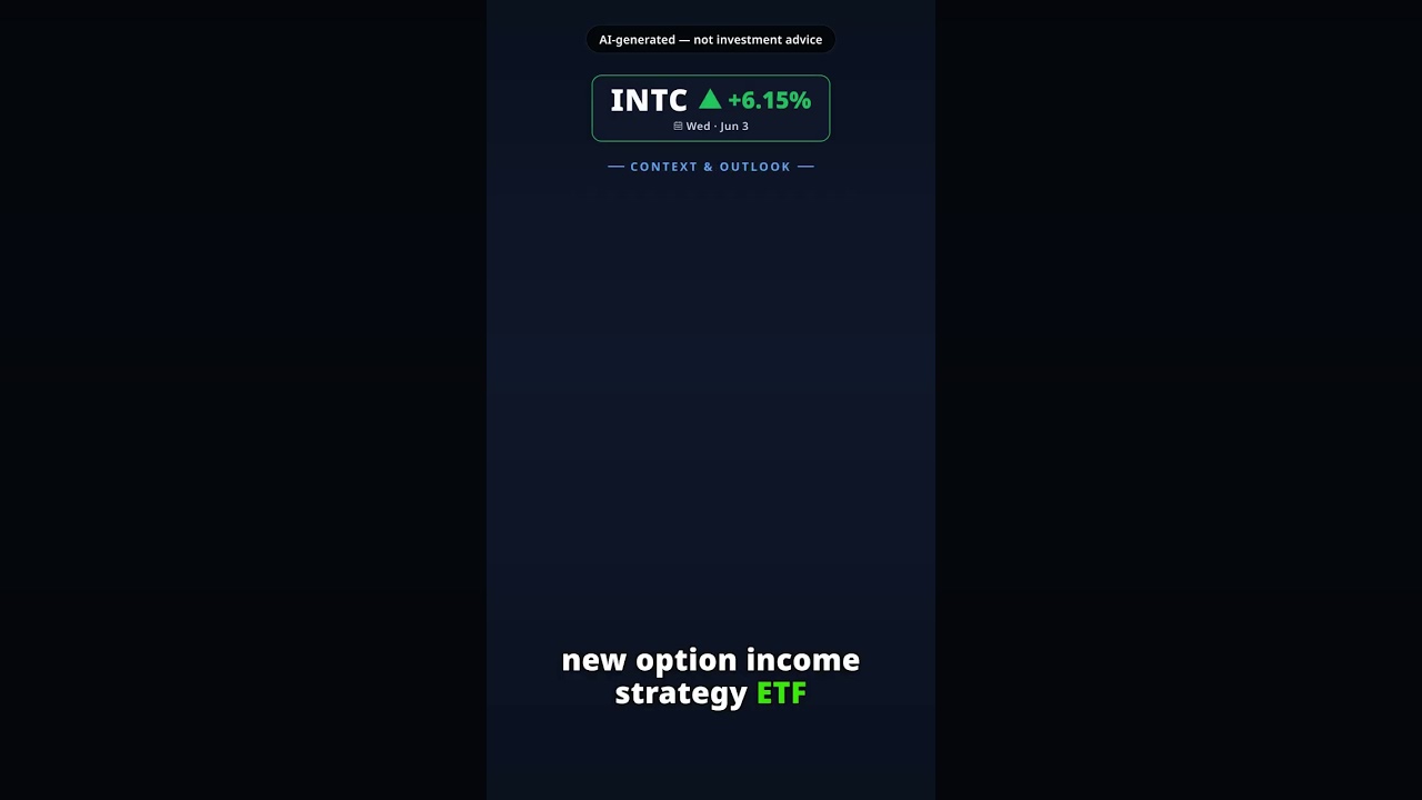 Why Is Intel Stock Spiking Today? INTC +6.15% (Jun 3) — CPU Strength Rebound