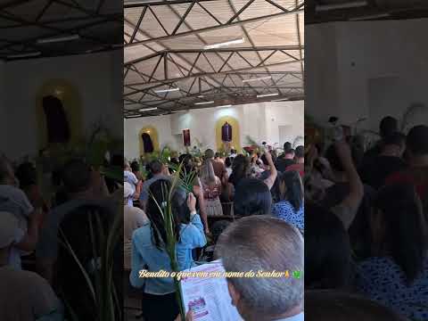 Domingo de Ramos - Paróquia Jesus Misericordioso, Cidade Ocidental-GO