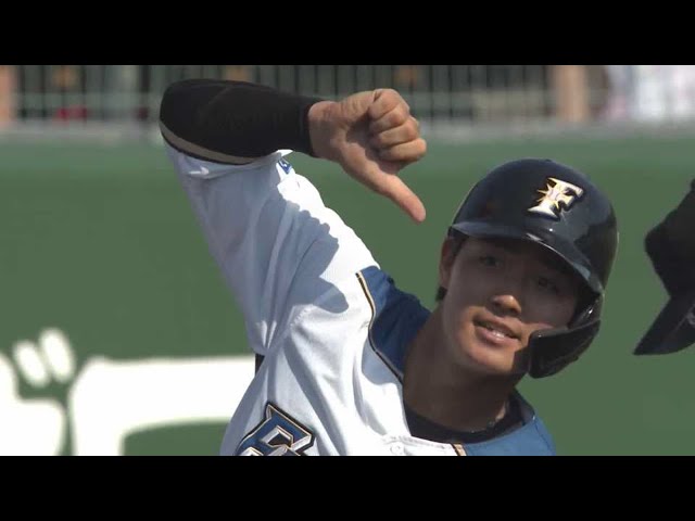 【7回裏】ファイターズ・郡 走者一掃の逆転タイムリー3ベースヒットを放つ!! 2021/8/6 F-DB(エキシビションマッチ)