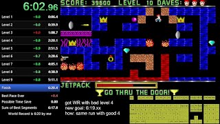 [former WR] Dangerous Dave all levels speedrun in 6:19.96