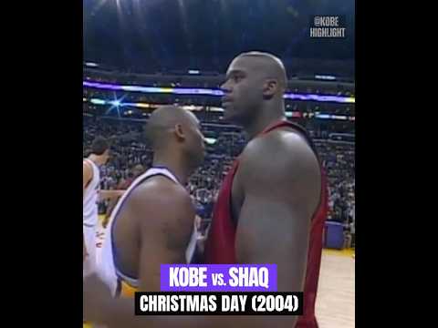 Most hyped game in NBA history: Kobe vs Shaq on Christmas 🍿