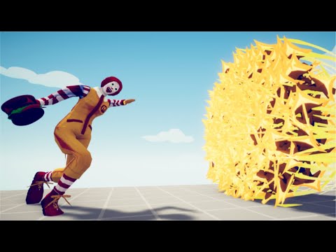🍔Ronald McDonald🍟 vs GOD UNITS - Totally Accurate Battle Simulator TABS