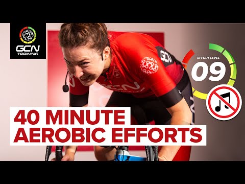 40 Minute Aerobic Efforts With Max Sprints Without Music 🔇