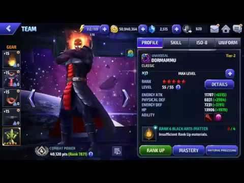DORMAMMU MARVEL FUTURE FIGHT UPGRADE TO 6* AND LVL TO 60