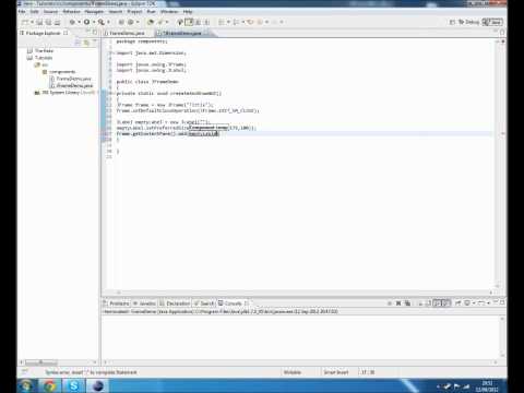 Java Programming Tutorial Episode 1 Jframe