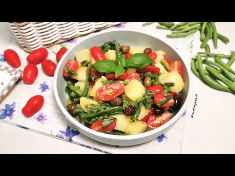 Insalata di patate e fagiolini, un piatto ideale per l'estate!