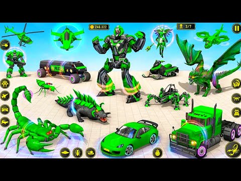 Scorpion 🦂 Robot Car Transform Wars - Android Gameplay