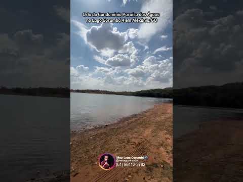 Orla do Condomínio Paraíso das Águas no Lago Corumbá 4 em Alexânia/GO