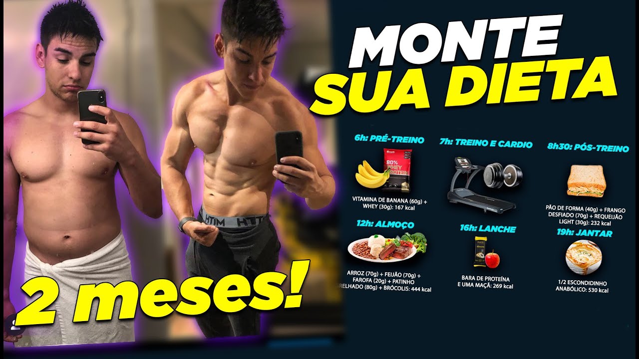 Como montar a Própria dieta Para PERDER GORDURA e Barriga! 🔥 Passo a passo e Cardápios