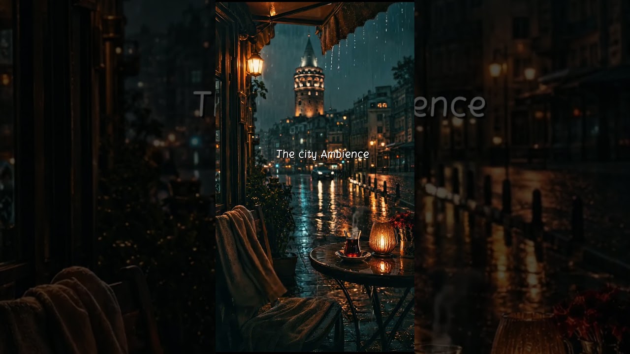 Can't Sleep? Try This Istanbul Rain 🌧️ #rainsounds #relaxation