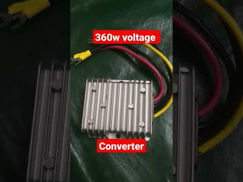 360w dc to dc voltage converter. Input 24v dc,output 12v,30A Max. #dctodc#converter#dcvolt#stepdown