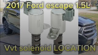 2017 Ford Escape 1.5L Variable valve timing(VVT) solenoid LOCATIONS