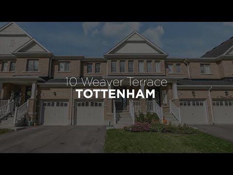 10 Weaver Terrace! Executive Townhome  - Tottenham New Tecumseth