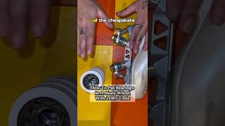 How to change your Skate Bearings with ZERO Tools