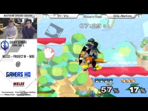 GHQ Weekly [1/24/16] - WF: VH.ME | Vro (Marth) vs. GHQ | Markow (Fox)