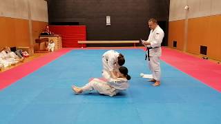 2019.11.28 - Zkouška na bílo-žlutý pásek (Olga Slavatová, Berenika Votipková)