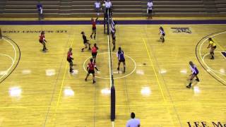 15 seconds of Women's Volleyball vs. LCU