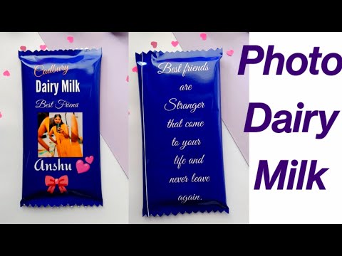Photo chocolate| Customised dairy milk chocolate