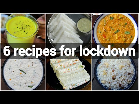 6 simple indian recipes for lockdown with minimal ingredients | easy indian recipes