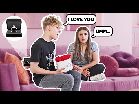 Telling My Girlfriend I LOVE HER For The First Time On Camera **CUTE REACTION** 💍❤️| Lev Cameron