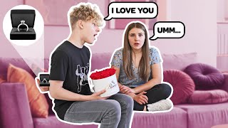 Telling My Girlfriend I LOVE HER For The First Time On Camera **CUTE REACTION** 💍❤️| Lev Cameron