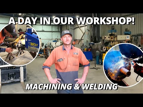 12 Hour Day in Our Workshop! | Machining, Welding & Line boring