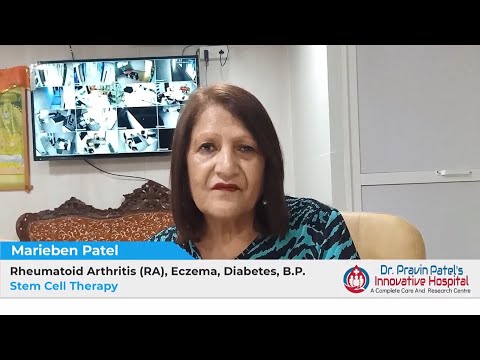 Logo of Stem Cell for Rheumatoid Arthritis in India Video Testimonial - Marieben Patel