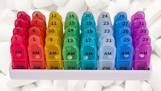 Pill Organizer for your Medication - 31 Day Monthly Pill Box Dispenser
