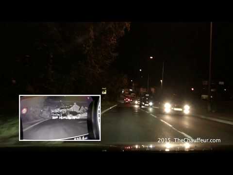 Audi A8L Matrix LED Headlights and Pedestrian Detection in the real world