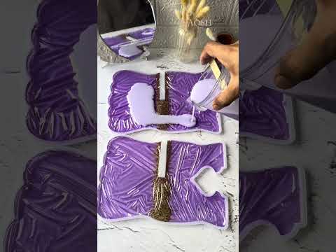 12” Quran Rehal Making || Quran Stand || Silk effect in resin