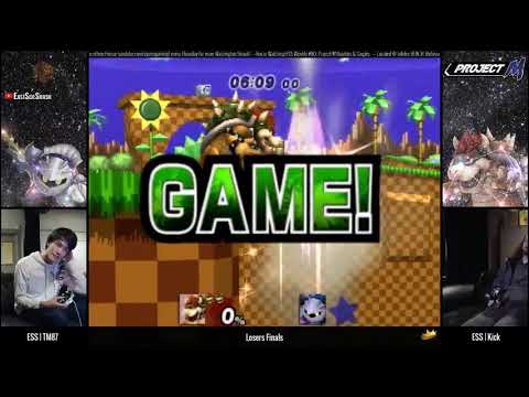 ESS Weekly #80: ESS | TM87 (Meta Knight,Lucario) vs. ESS | Kick (Bowser) - Losers Finals - Project M