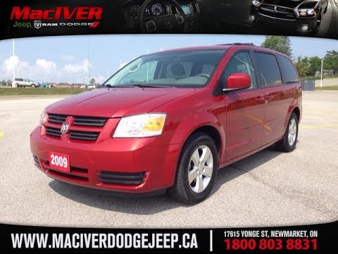 2009 Red Dodge Grand Caravan SXT Newmarket Ontario | MacIver Dodge Jeep