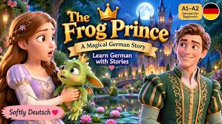 Learn German with Stories 🇩🇪 | A1–A2 German Listening Practice | Der Froschkönig 🐸👑
