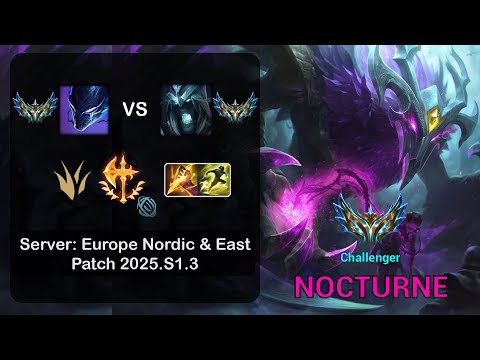 Nocturne Jungle vs Karthus - EUNE Challenger - Patch 2025.S1.3